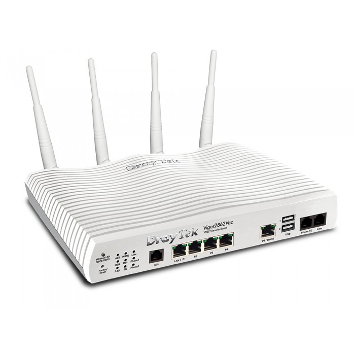 DrayTek Vigor 2862n WAN Load Balancing VPN Router