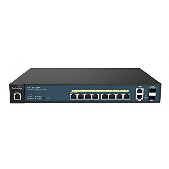 Engenius 8-Port Managed Gigabit PoE+ Switch EWS5912FP