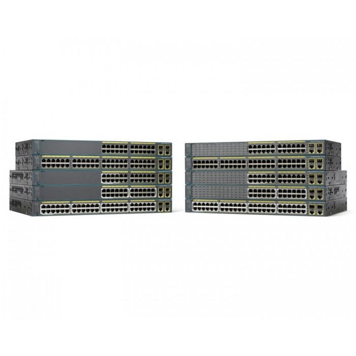 Cisco Catalyst WS-C2960+24TC-L Fast Ethernet  Black network switch