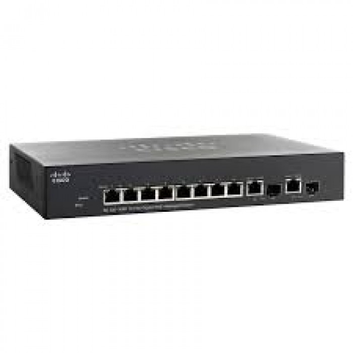 Cisco SG300-10PP-K9 10-Port Gigabit Managed Switch