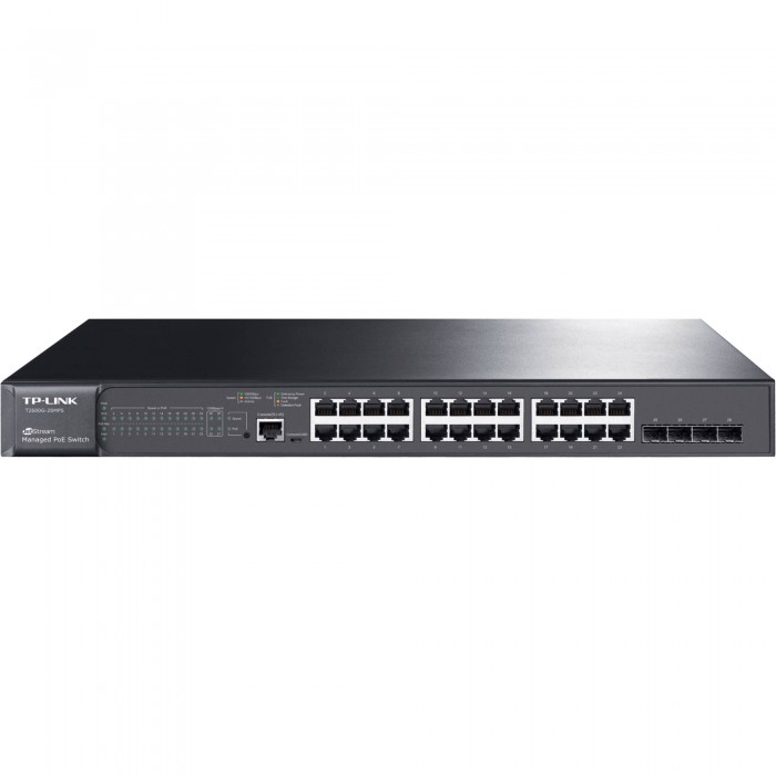 TP-LinkT2600G-28MPS JetStream 24-Port Gigabit Switch 