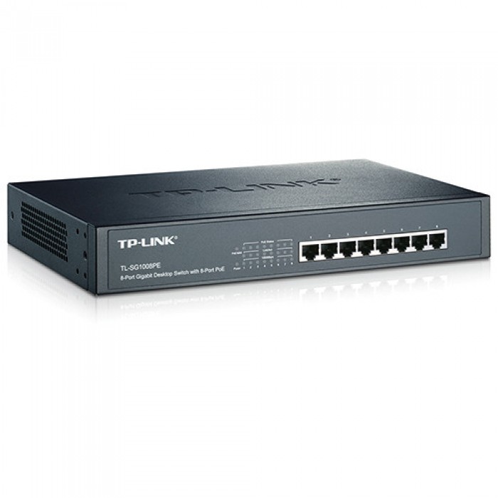 TP-Link TL-SG1008PE 8-Port Rackmount Switch 