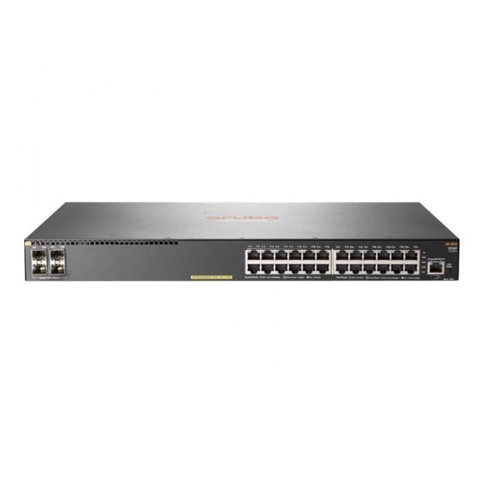 HP Aruba 2930F 24G PoE+ 4SFP+ TAA - switch - 24 ports