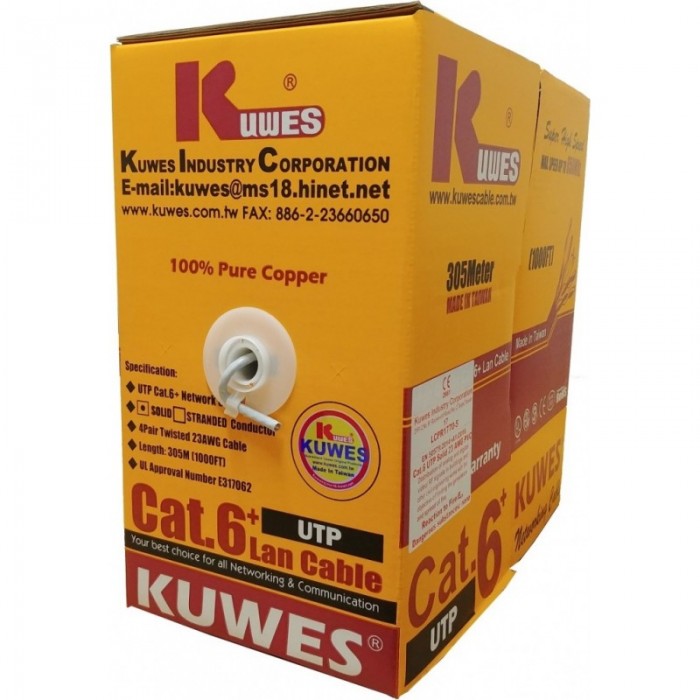 KUWES CAT6 23 AWG 305 MTR 